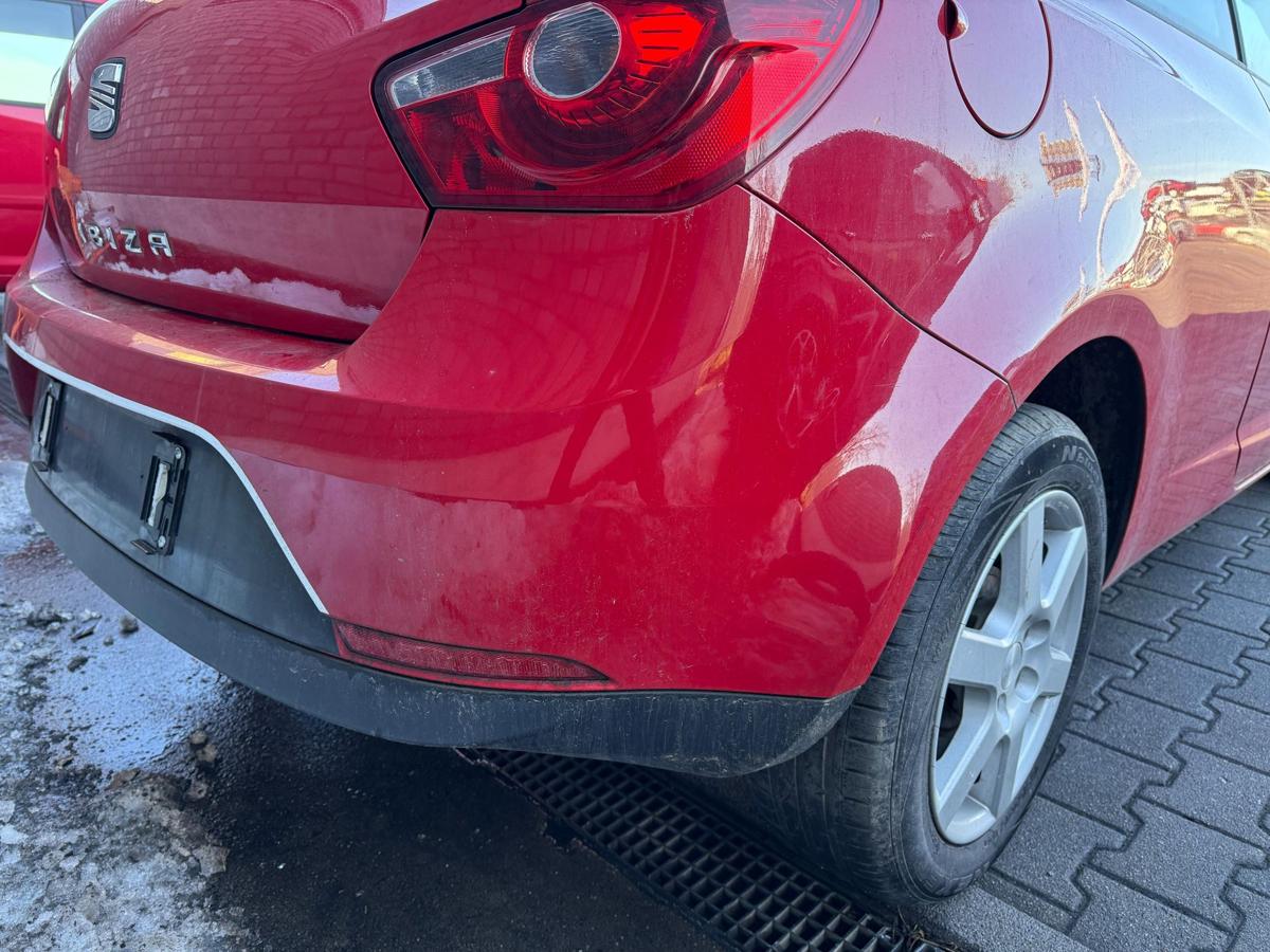 Seat Ibiza 6J original Sto&szlig;stange Sto&szlig;f&auml;nger hinten LS3H Emociont 3 T&uuml;rer BJ09